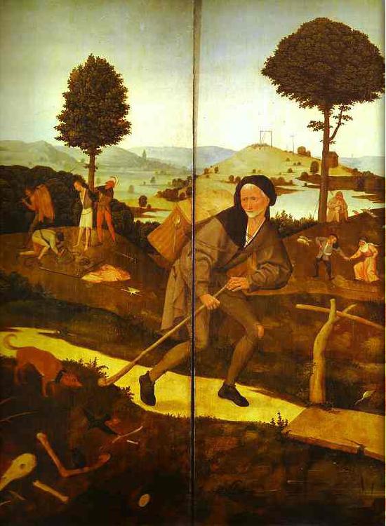 Hieronymus Bosch Haywain Triptych France oil painting art